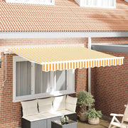 Skrovita tenda Žuta 300 x 200 cm tkanina