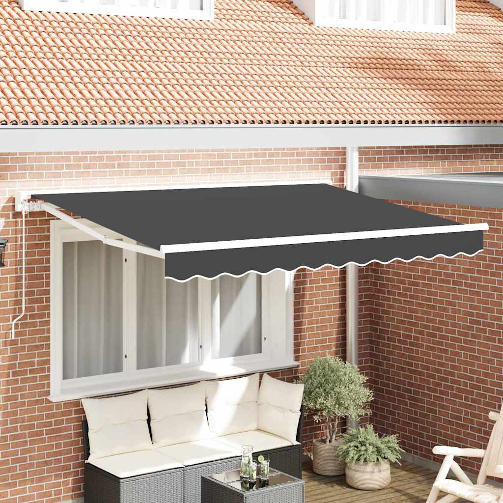 Okvir tende Antracit 300 x 200 cm Poliester s PU premazom