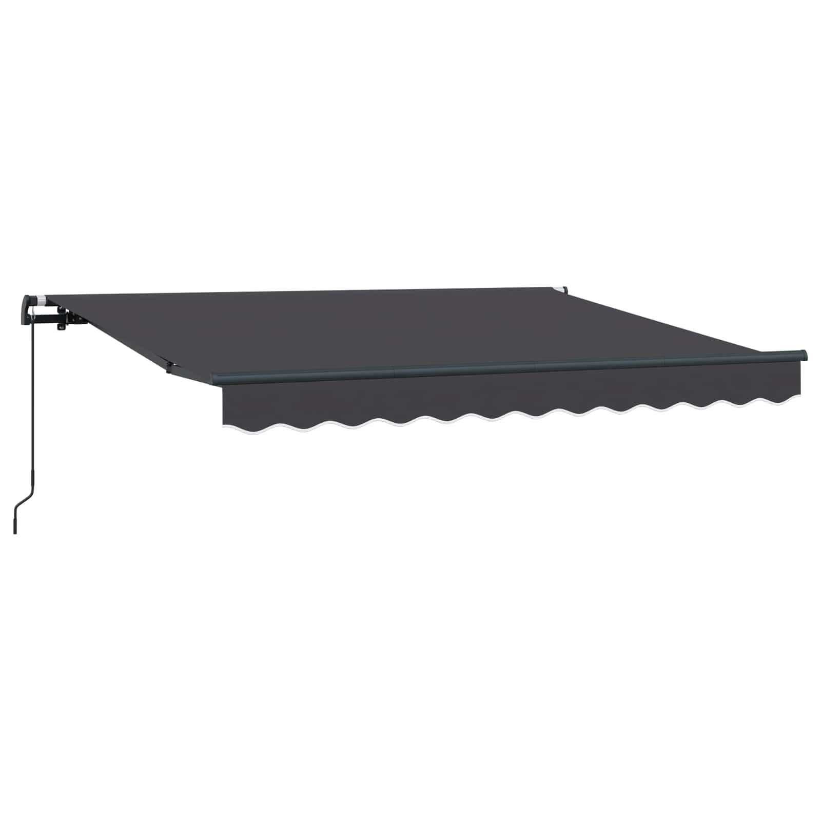 Skrovita tenda Antracit 300 x 200 cm tkanina