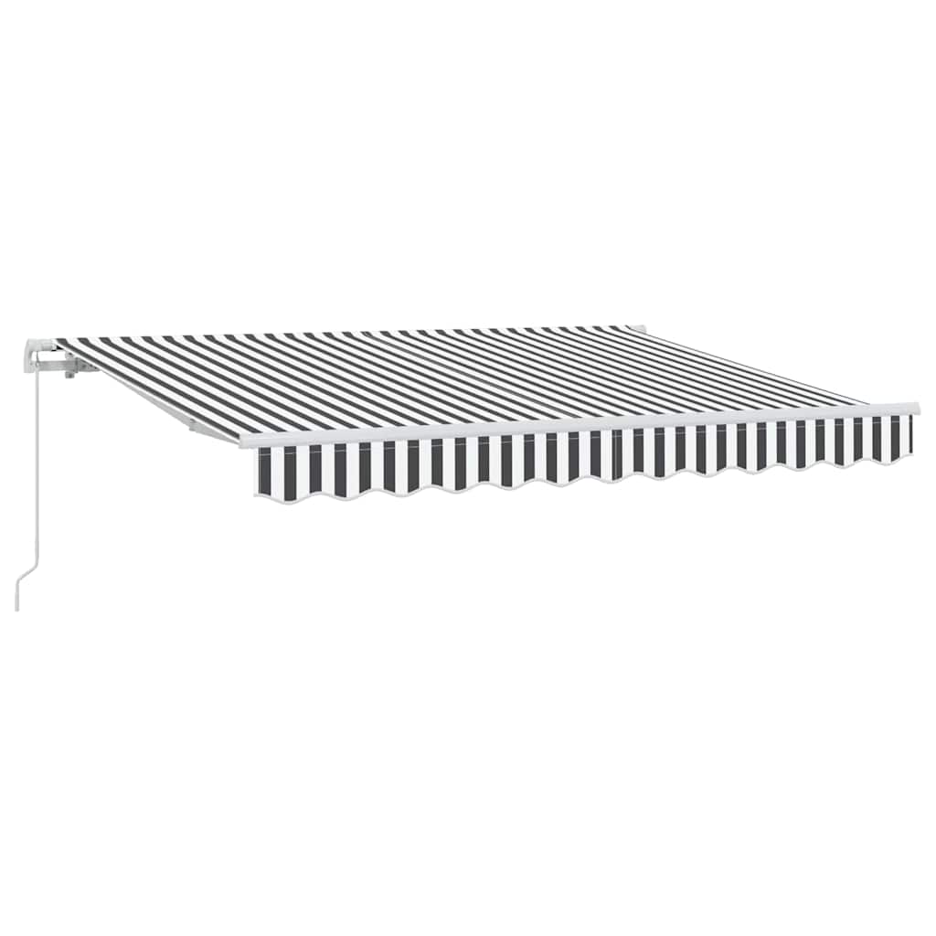 Skrovita tenda Antracit 300 x 200 cm tkanina