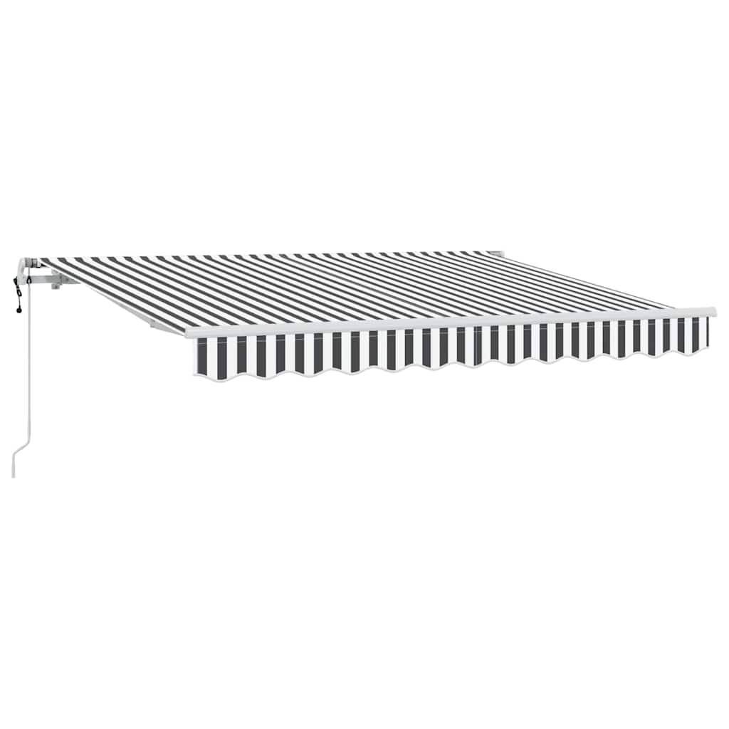 Skrovita tenda Antracit 300 x 200 cm tkanina