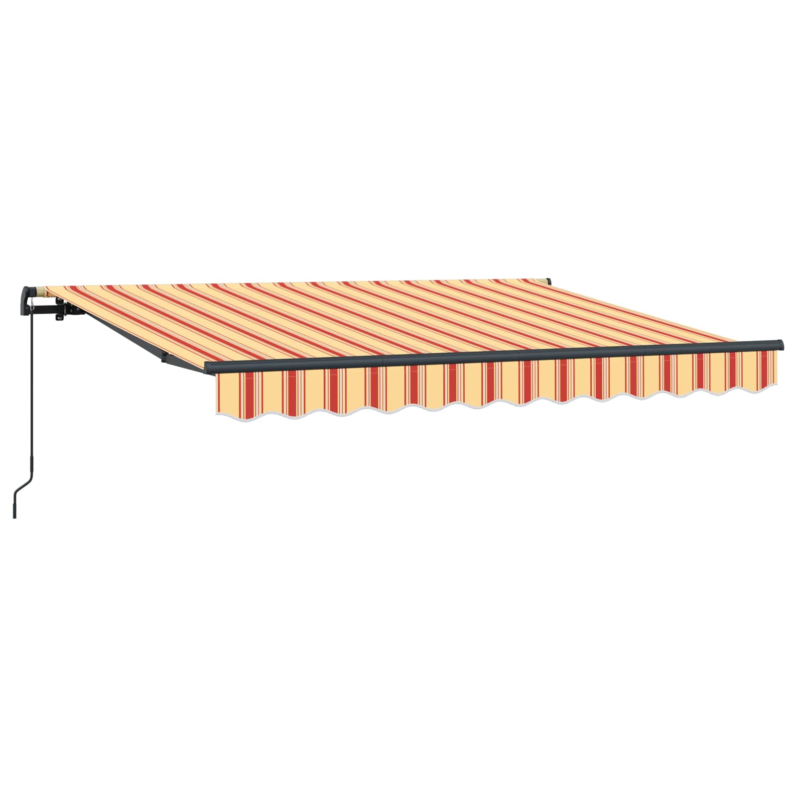 Skrovita tenda Žuta 300 x 200 cm tkanina