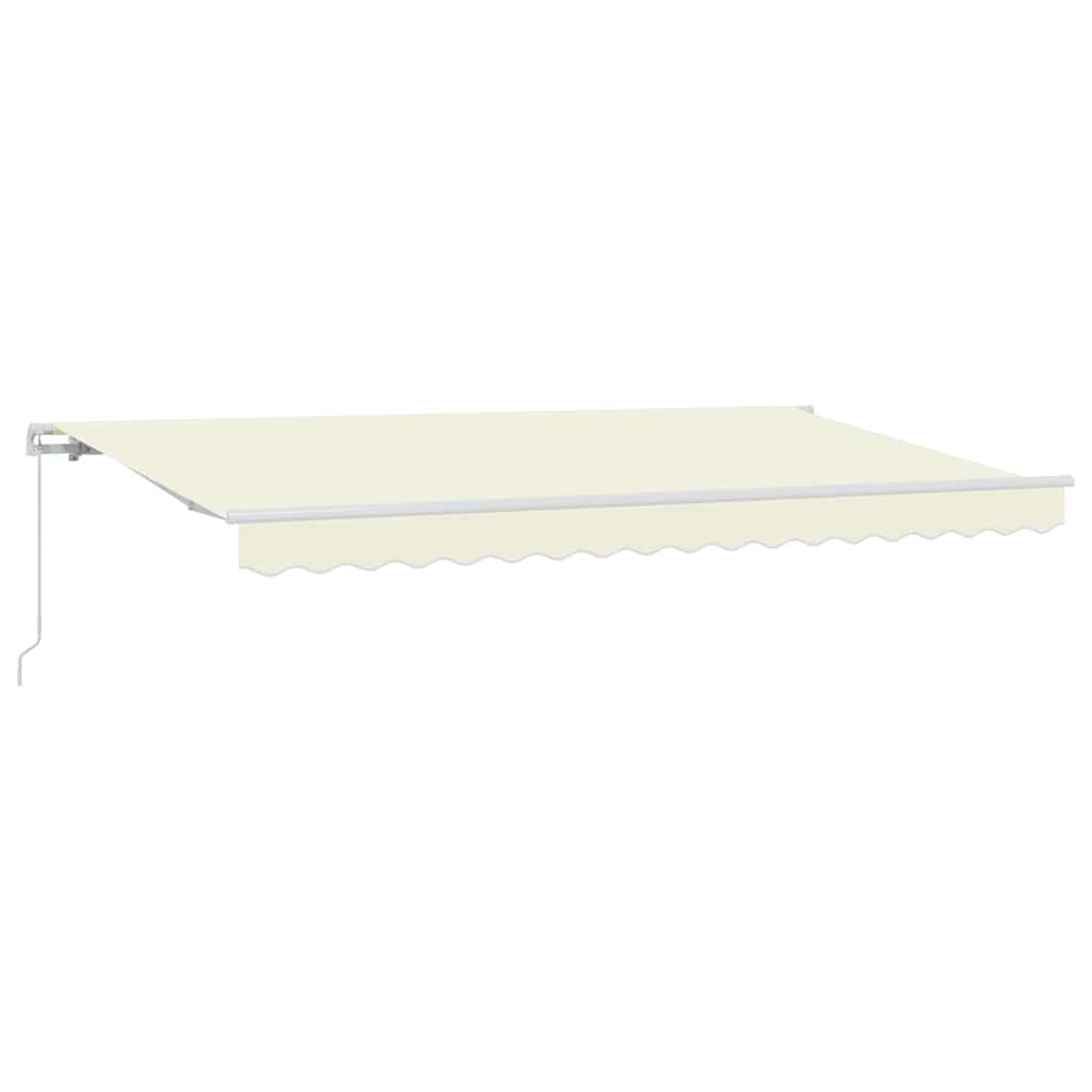 Skrovita tenda Krema 350 x 200 cm tkanina