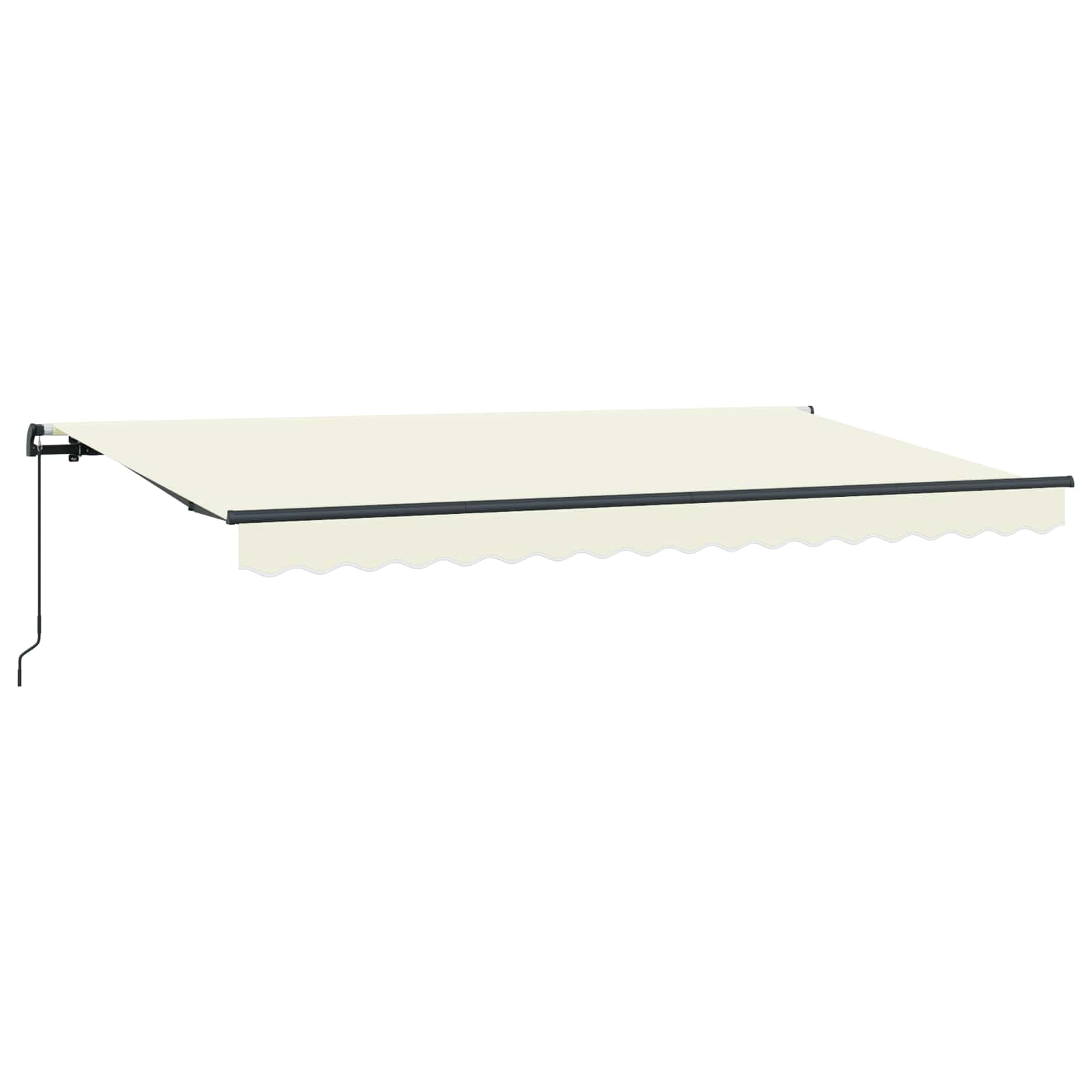 Skrovita tenda Krema 350 x 200 cm tkanina