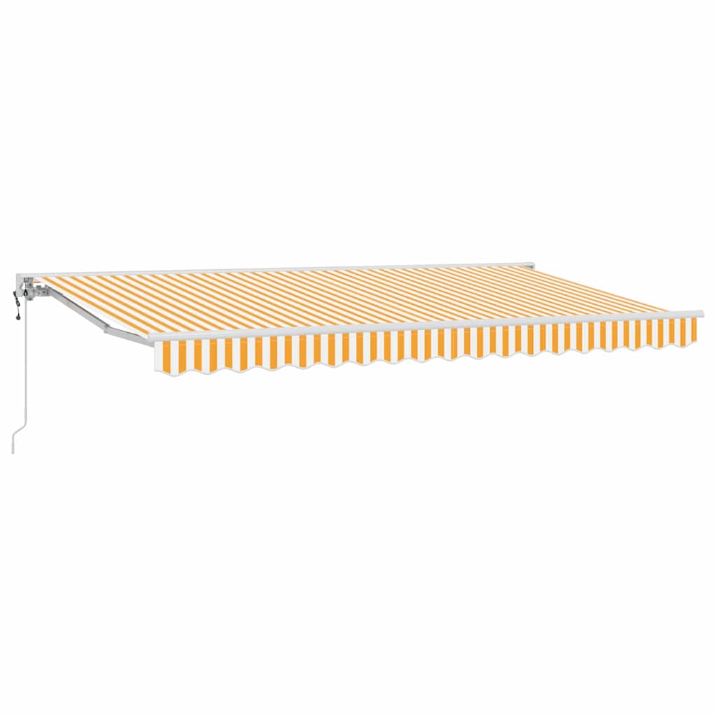 Okvir tende Žuta i bijela 350 x 200 cm Poliester s PU premazom