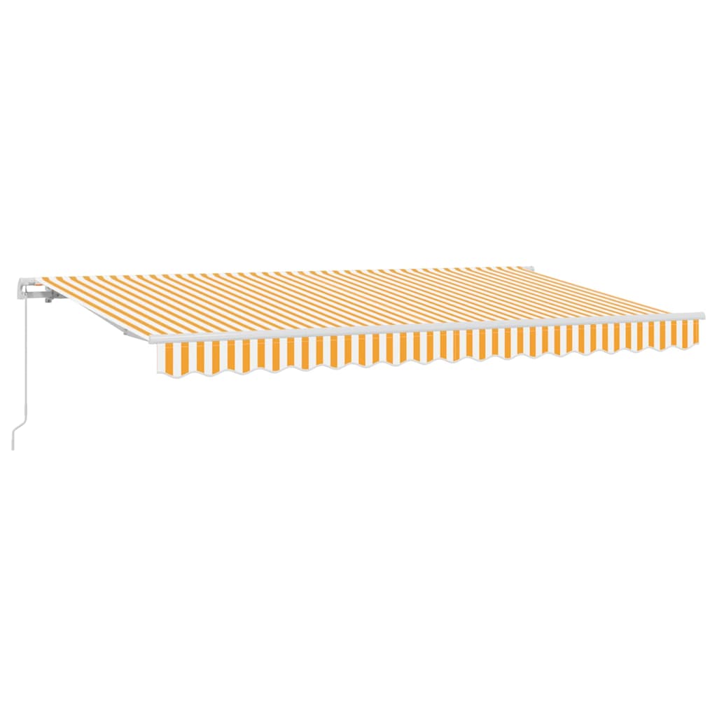 Skrovita tenda Žuta 350 x 200 cm tkanina