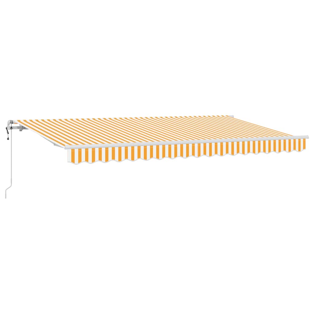 Skrovita tenda Žuta 350 x 200 cm tkanina