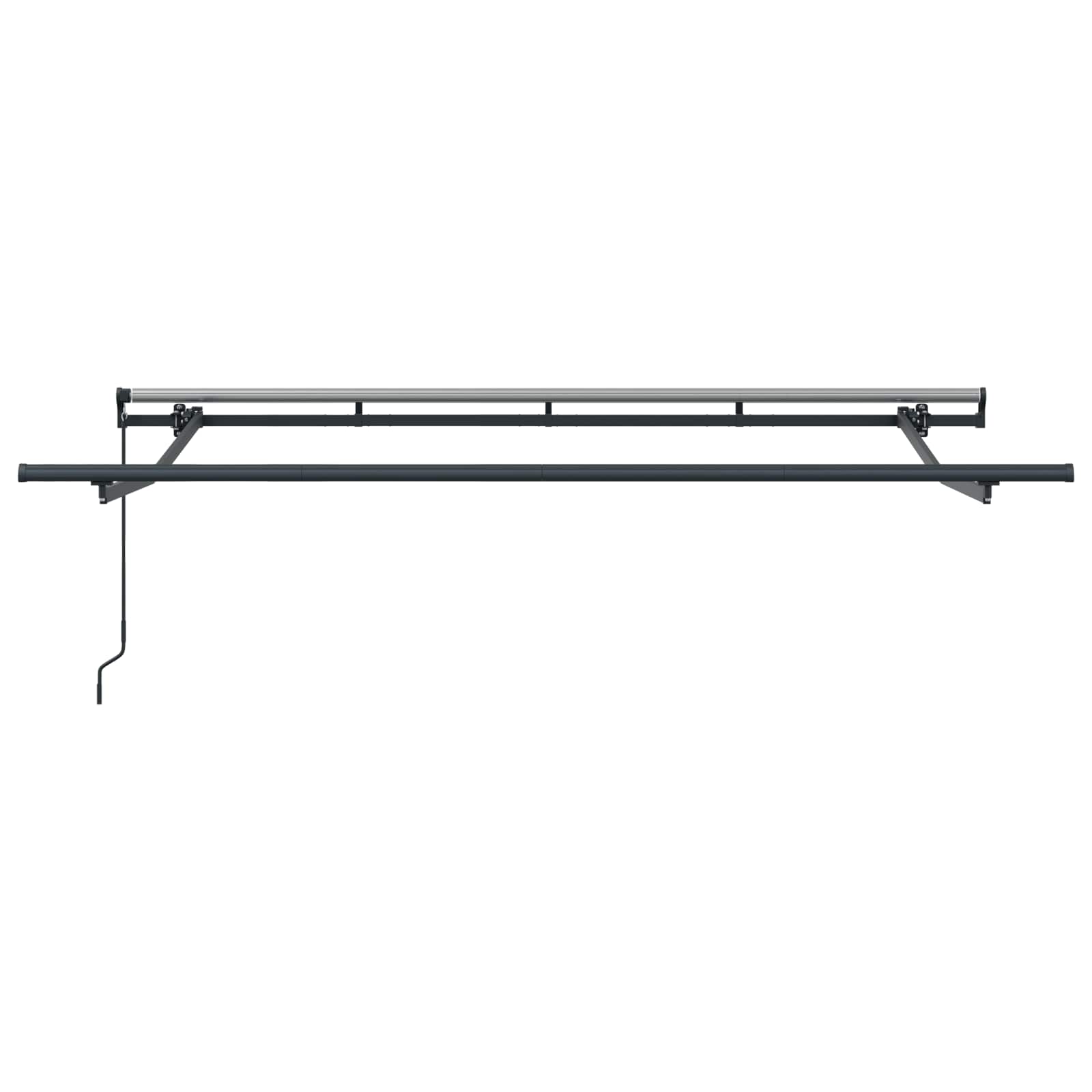 Skrovita tenda Žuta 350 x 200 cm tkanina