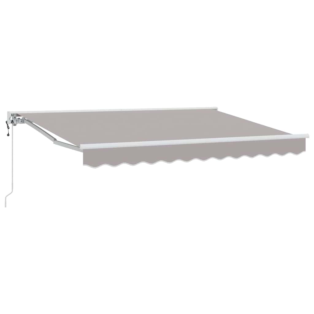 Okvir tende Svijetlo siva 350 x 200 cm Poliester s PU premazom