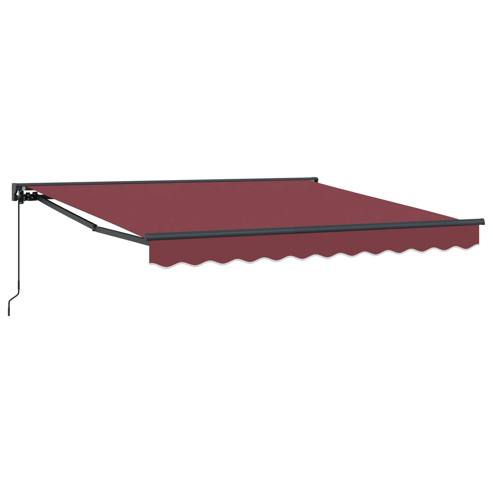 Okvir tende Tamno crvena 300 x 250 cm Poliester s PU premazom