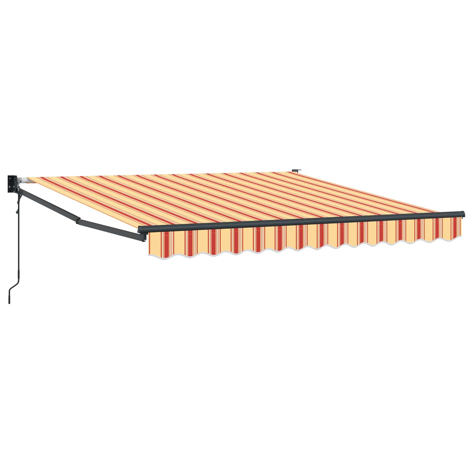 Skrovita tenda Žuta i narančasta 300 x 250 cm