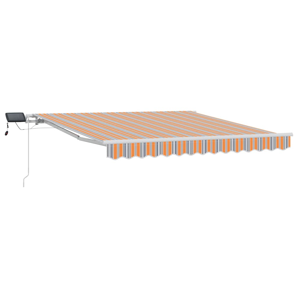 Skrovita tenda Šareni 300 x 250 cm Tkanina i čelik