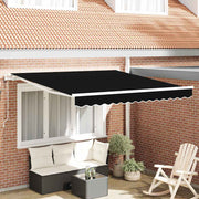 Električna retraktabilna tenda Crna 300 x 250 cm