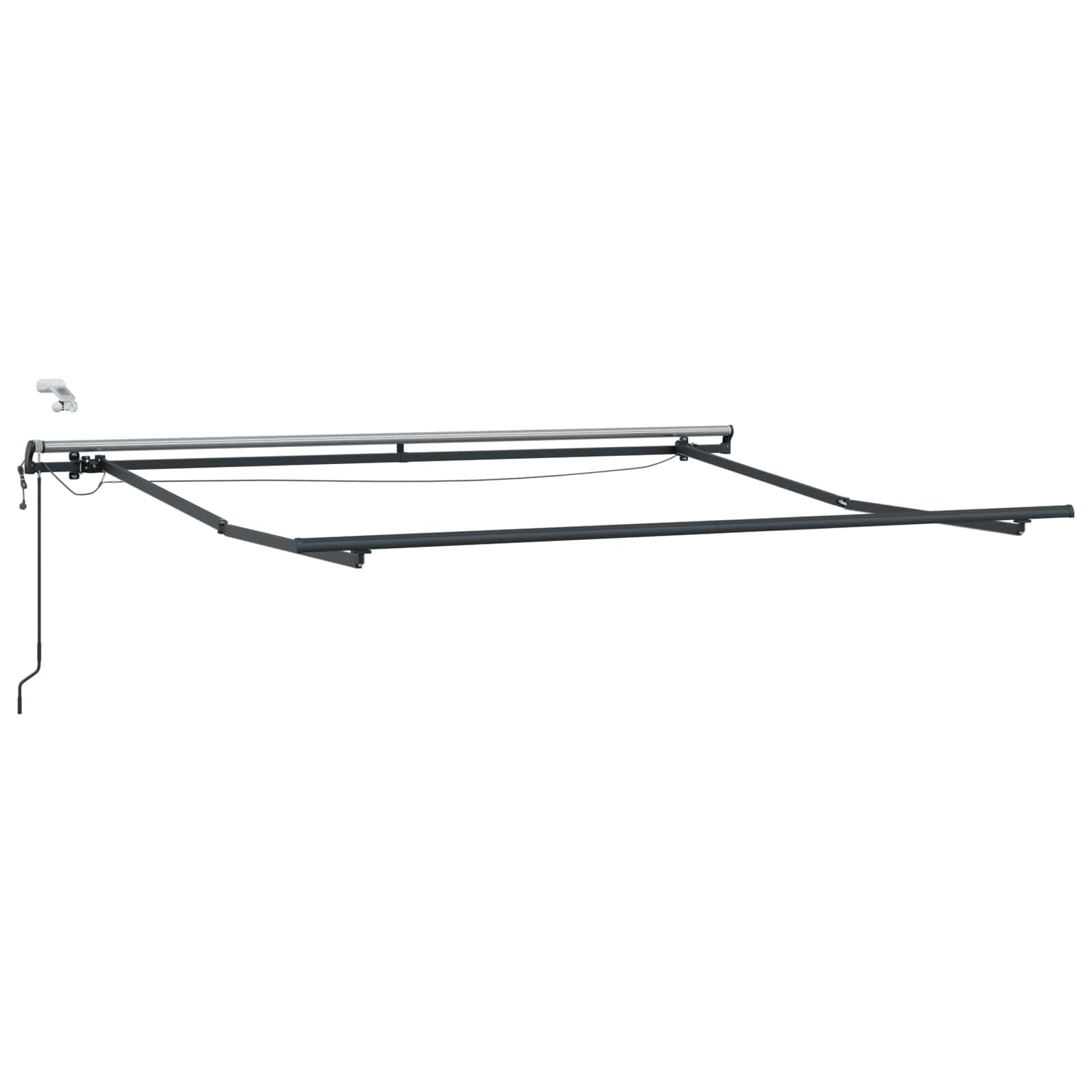 Tkanina za tende s Crna 300 x 250 cm Poliester