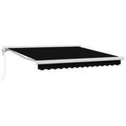 Nadstrešnica Crna 300 x 250 x 165 cm Poliester i aluminij