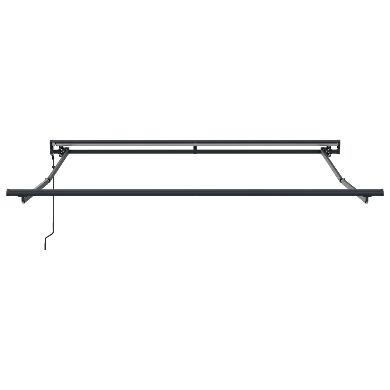 Okvir tende Smeđa 350 x 250 cm Poliester s PU premazom