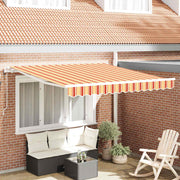 Povlačivi tende Žuta i narančasta 350 x 250 cm