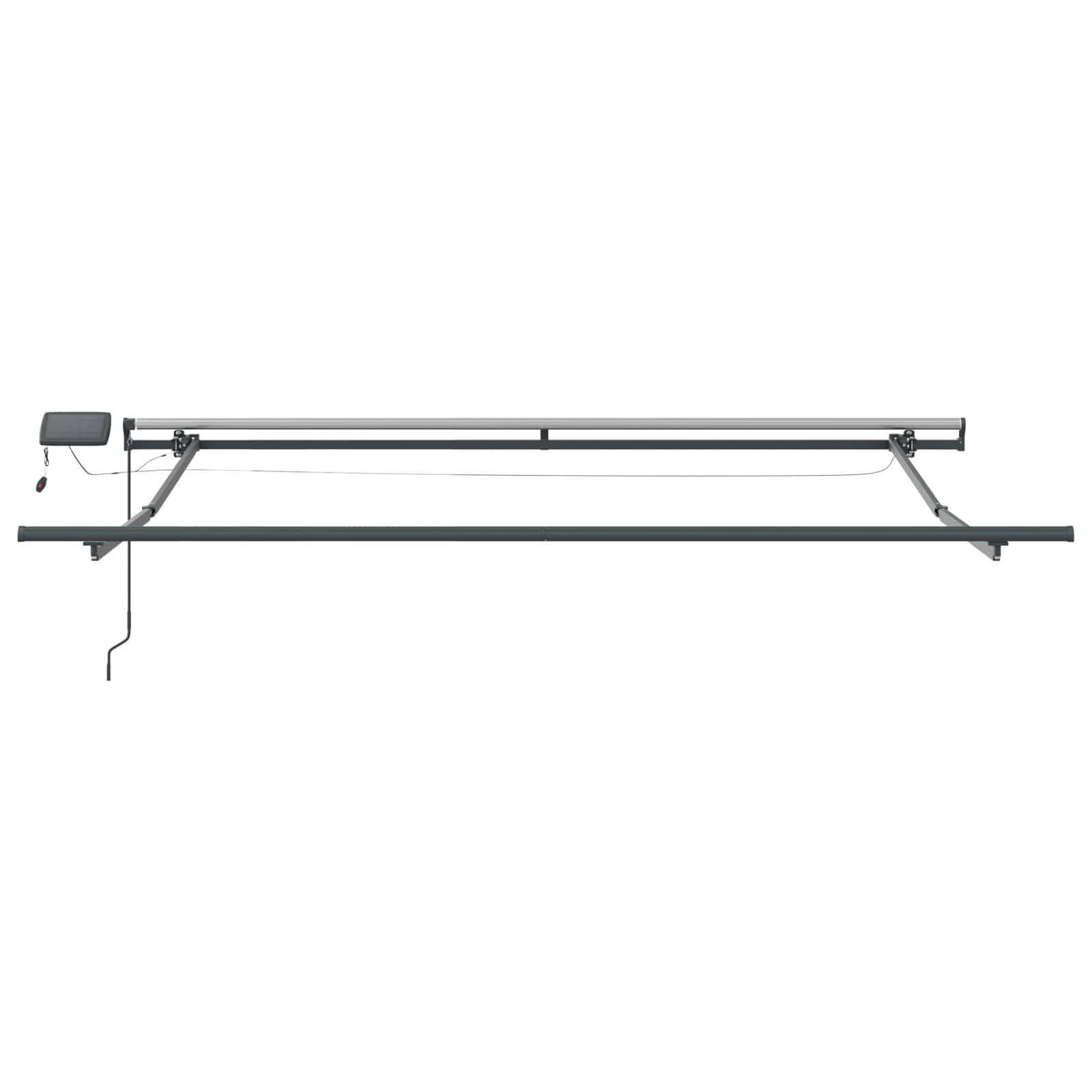 Skrovita tenda Šareni 350 x 250 cm tkanina