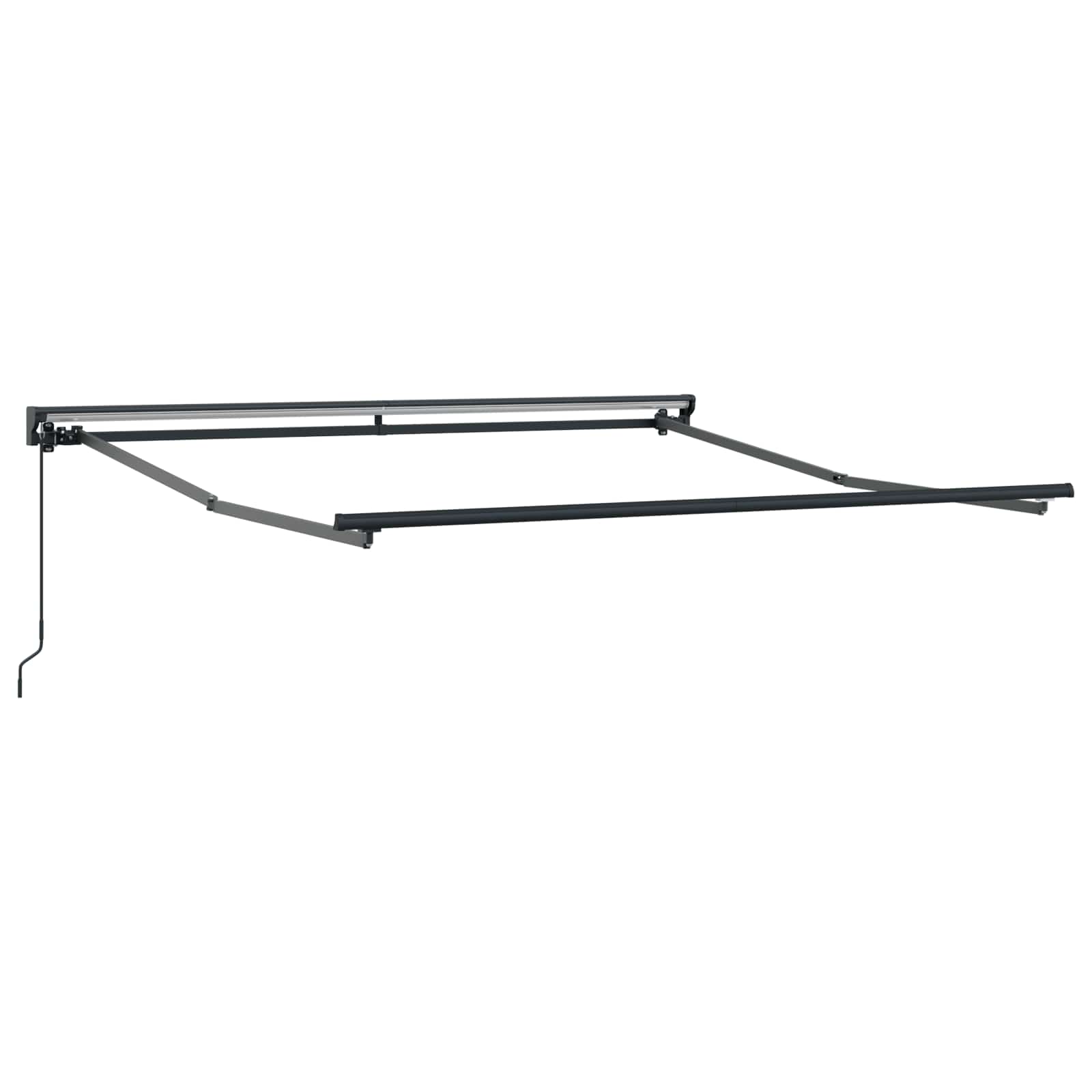 Okvir tende Bež 350 x 250 cm Poliester s PU premazom