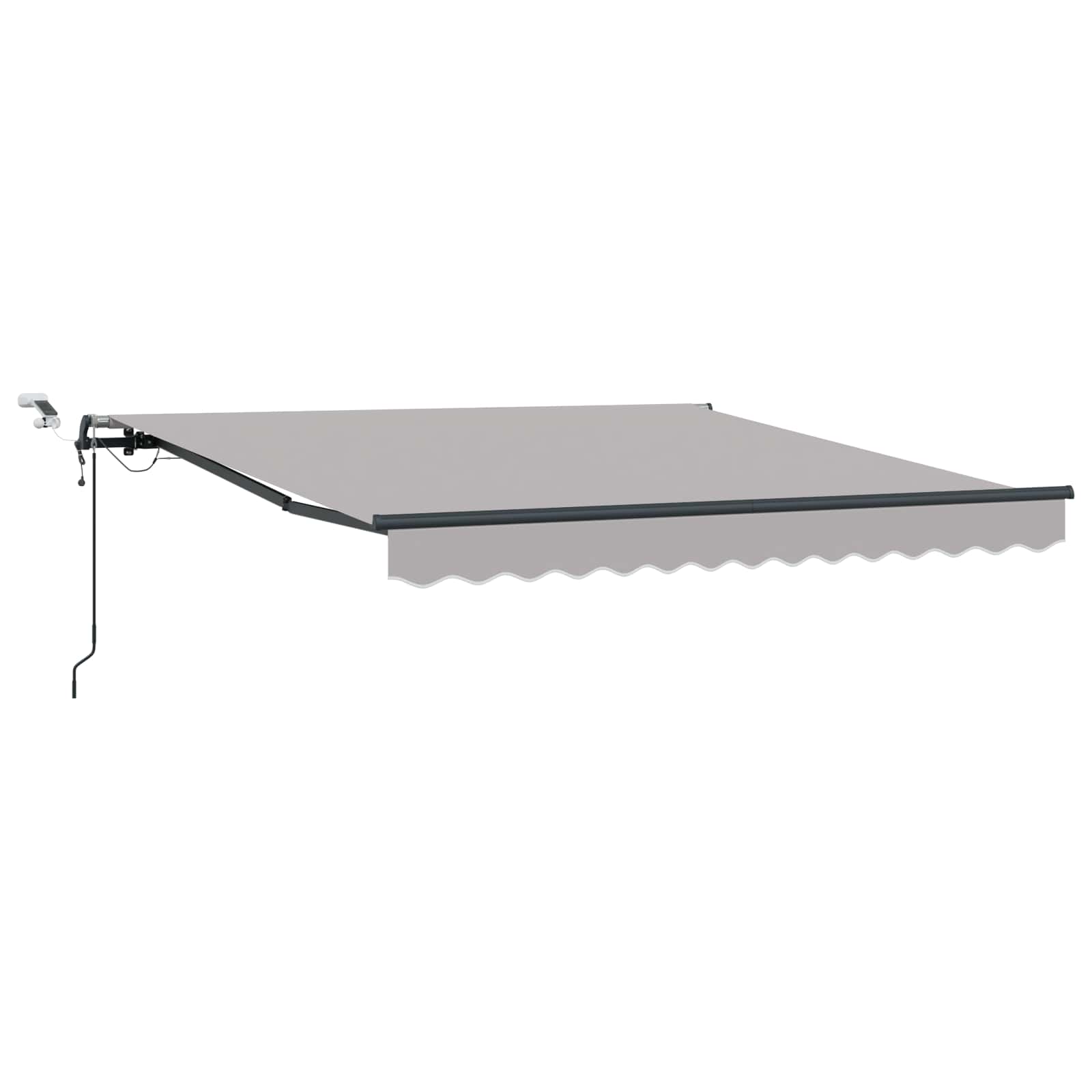 Tkanina za tende s Svijetlo siva 350 x 250 cm Poliester