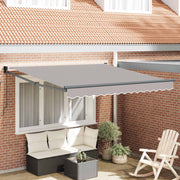 Povlačivi tende Svjetlosiva 350 x 250 cm