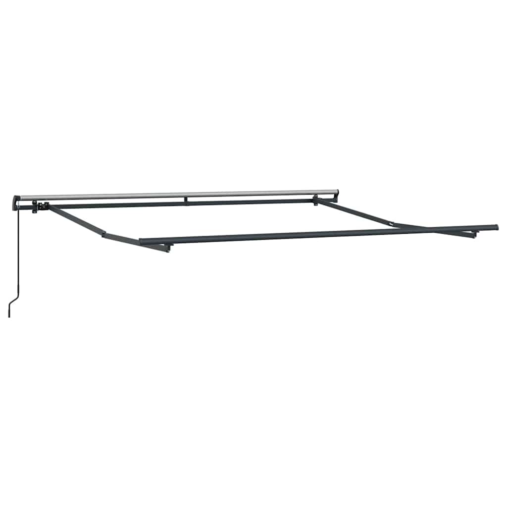 Povlačivi tende Zelena i žuta 350 x 250 cm Poliester i aluminij