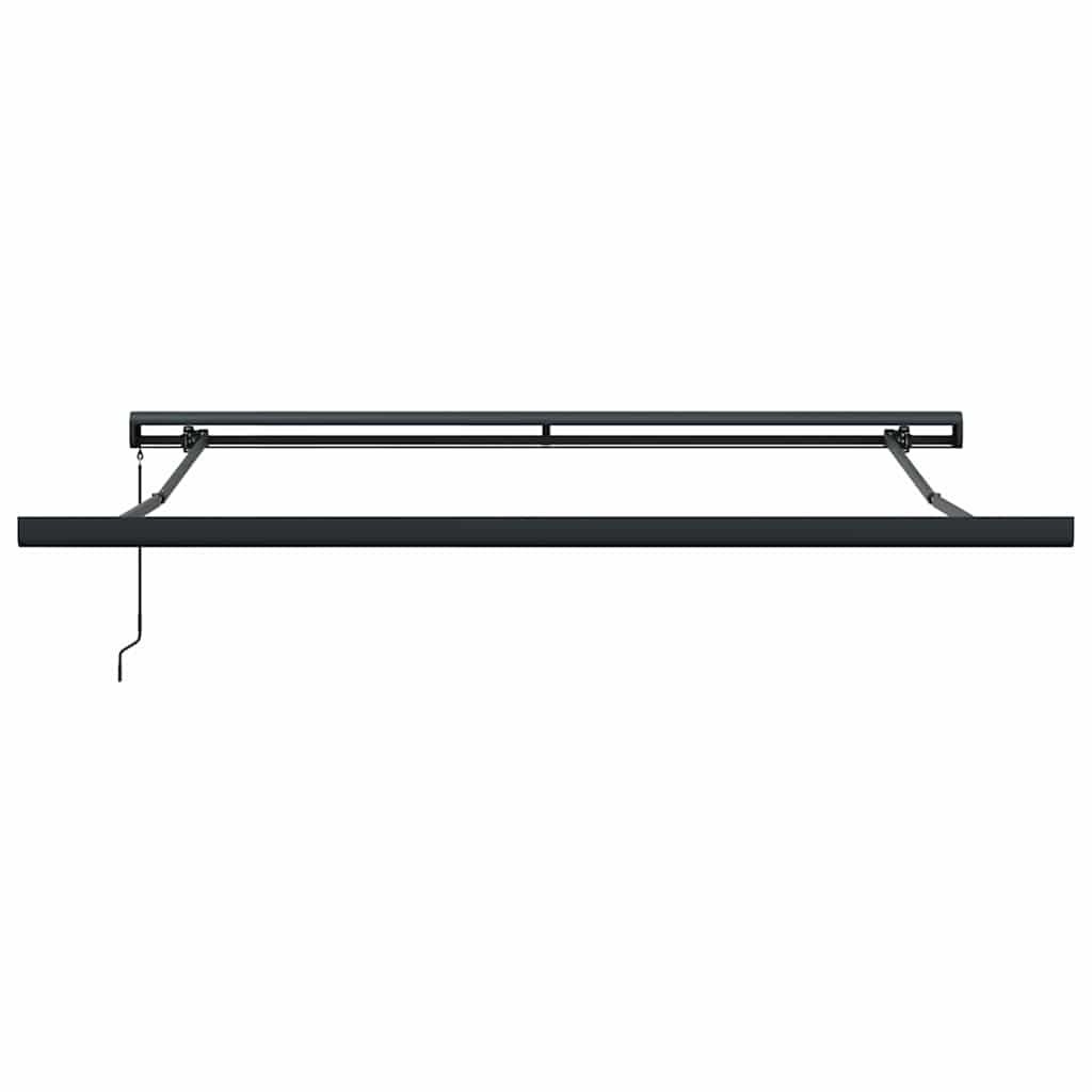 Povlačivi tende Zelena i bijela 350 x 250 cm Platno i Aluminij