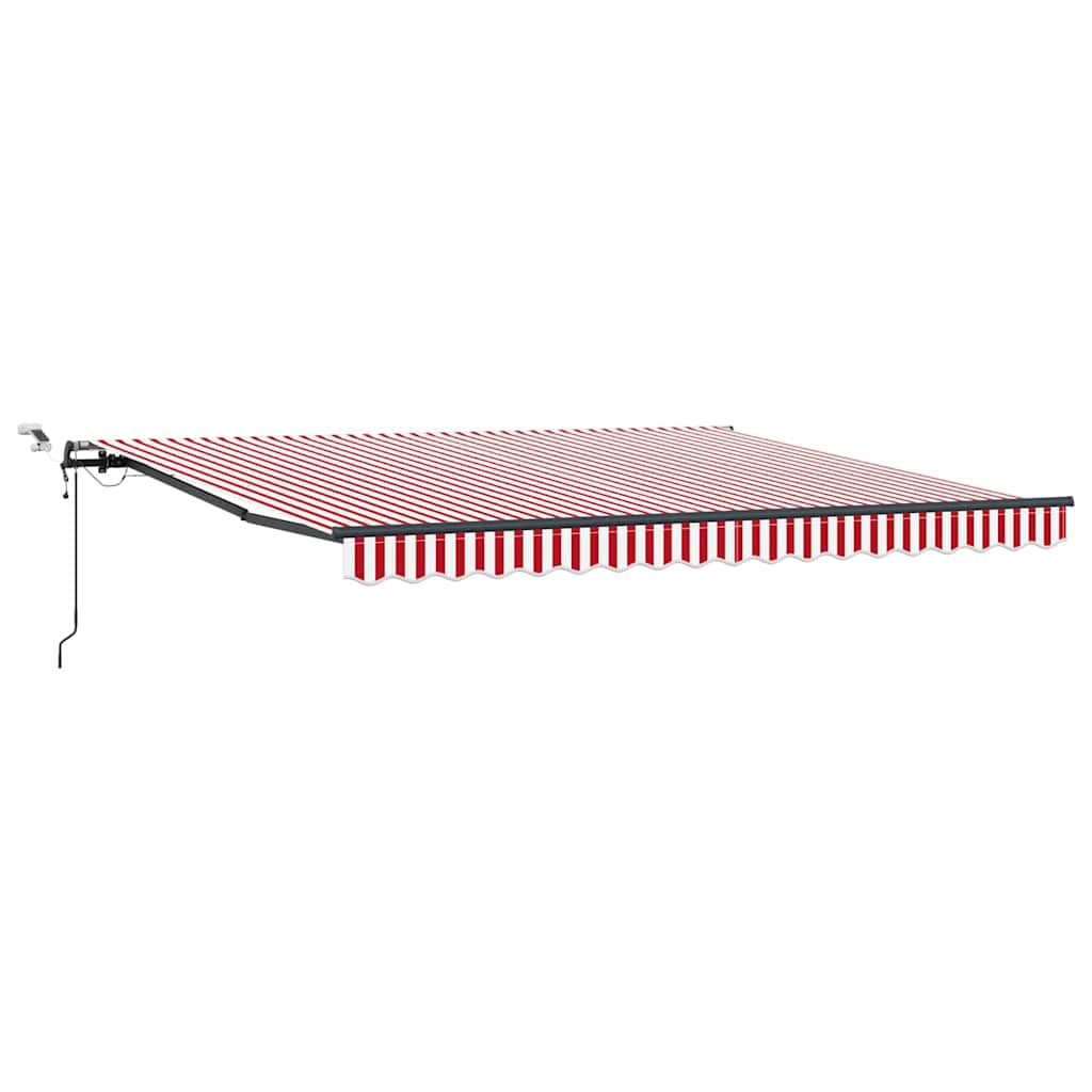 Tkanina za tende s Crvena i bijela 400 × 300 cm Poliester