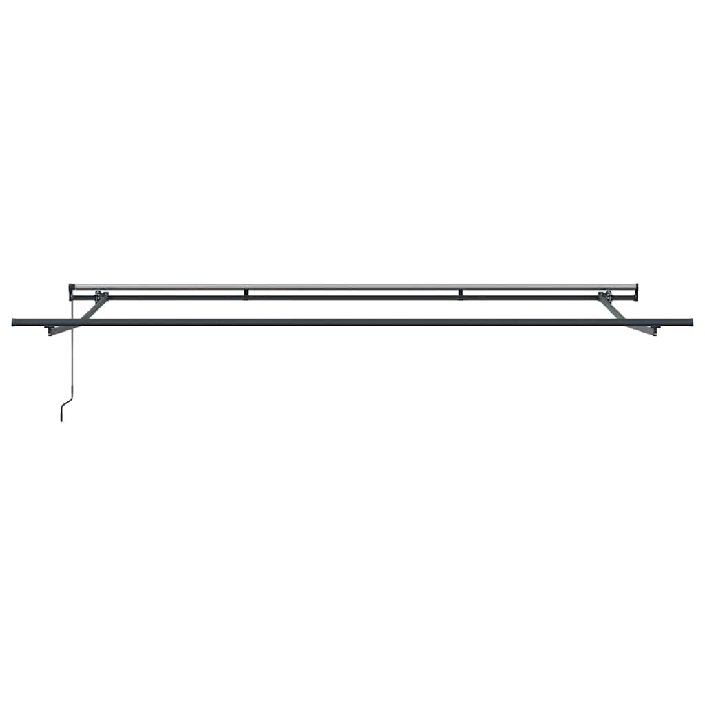 Skrovita tenda Šareni 400 × 300 cm Poliester i čelik