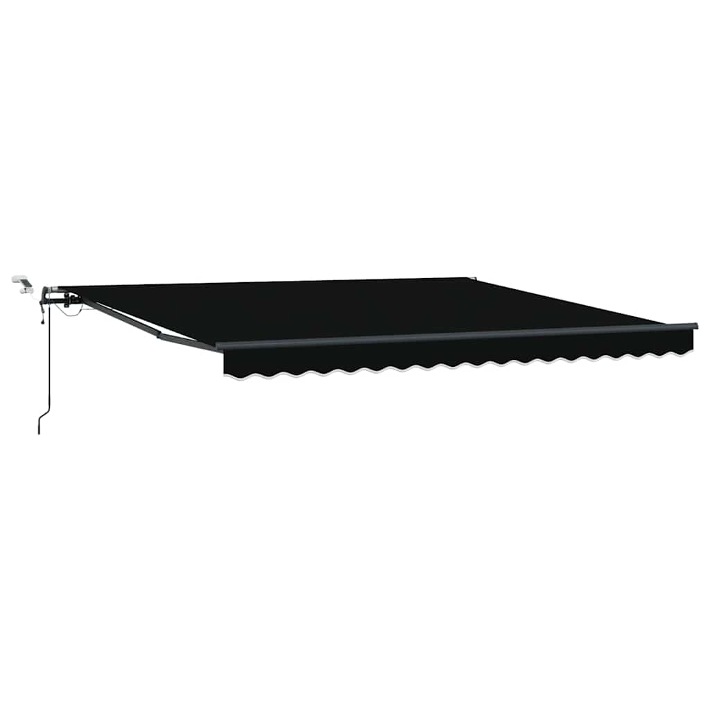 Tkanina za tende Crna 400 × 300 cm Poliester