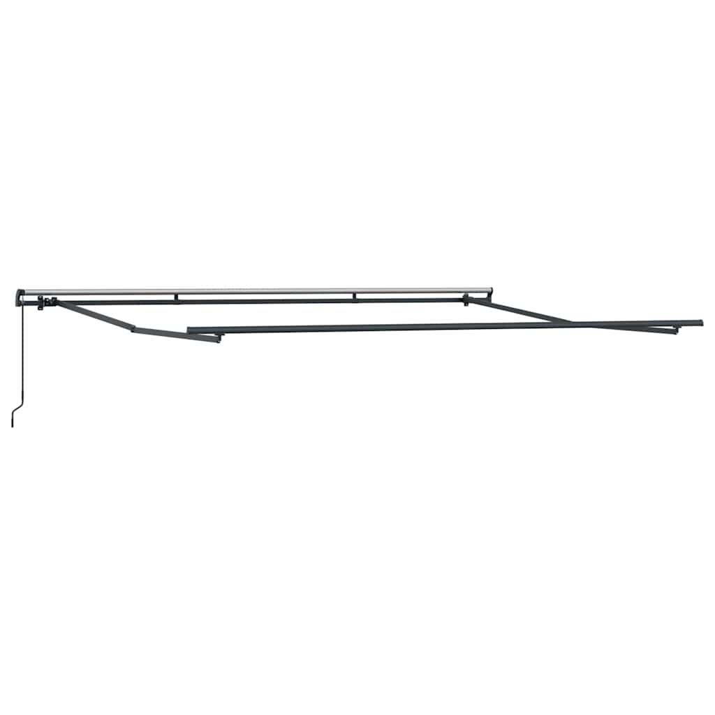 Skrovita tenda Bež 400 × 300 cm Poliester i čelik