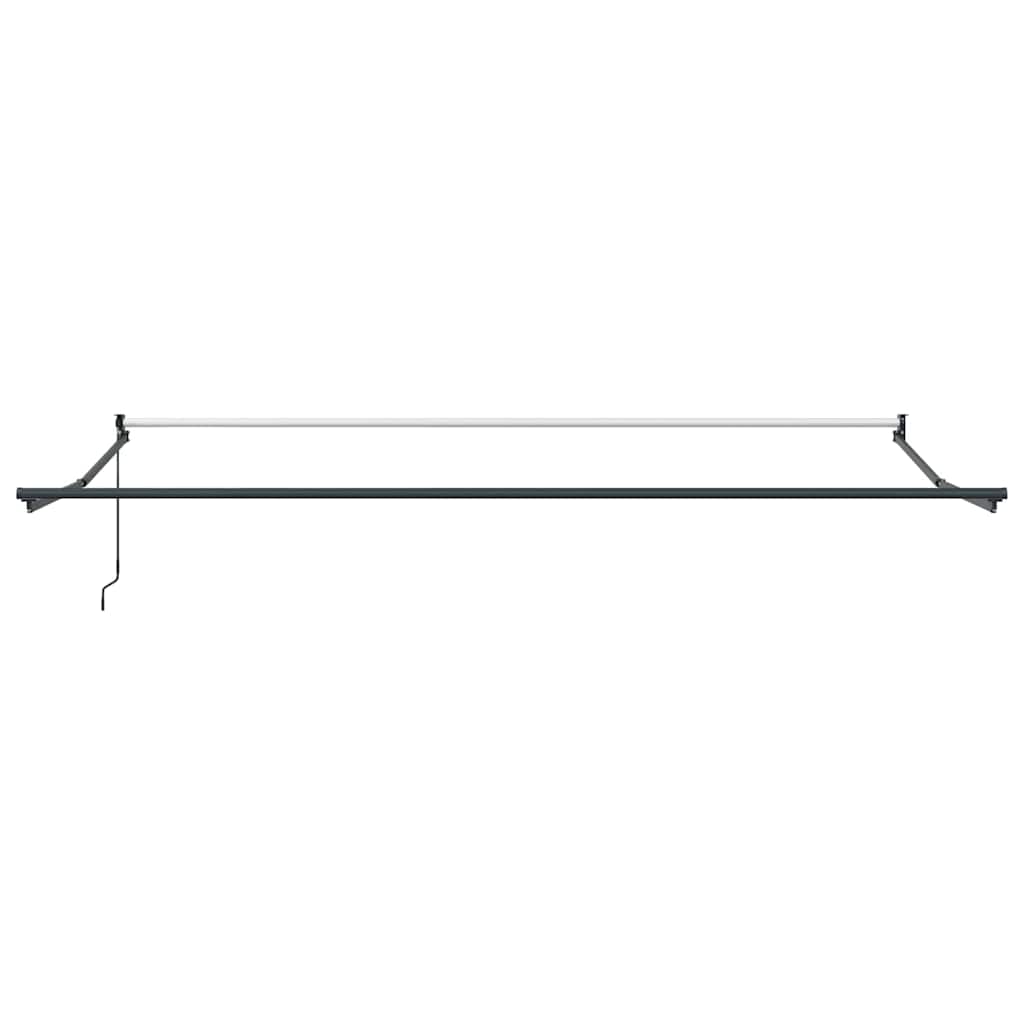 Skrovita tenda Bež 400 × 300 cm Poliester i aluminij