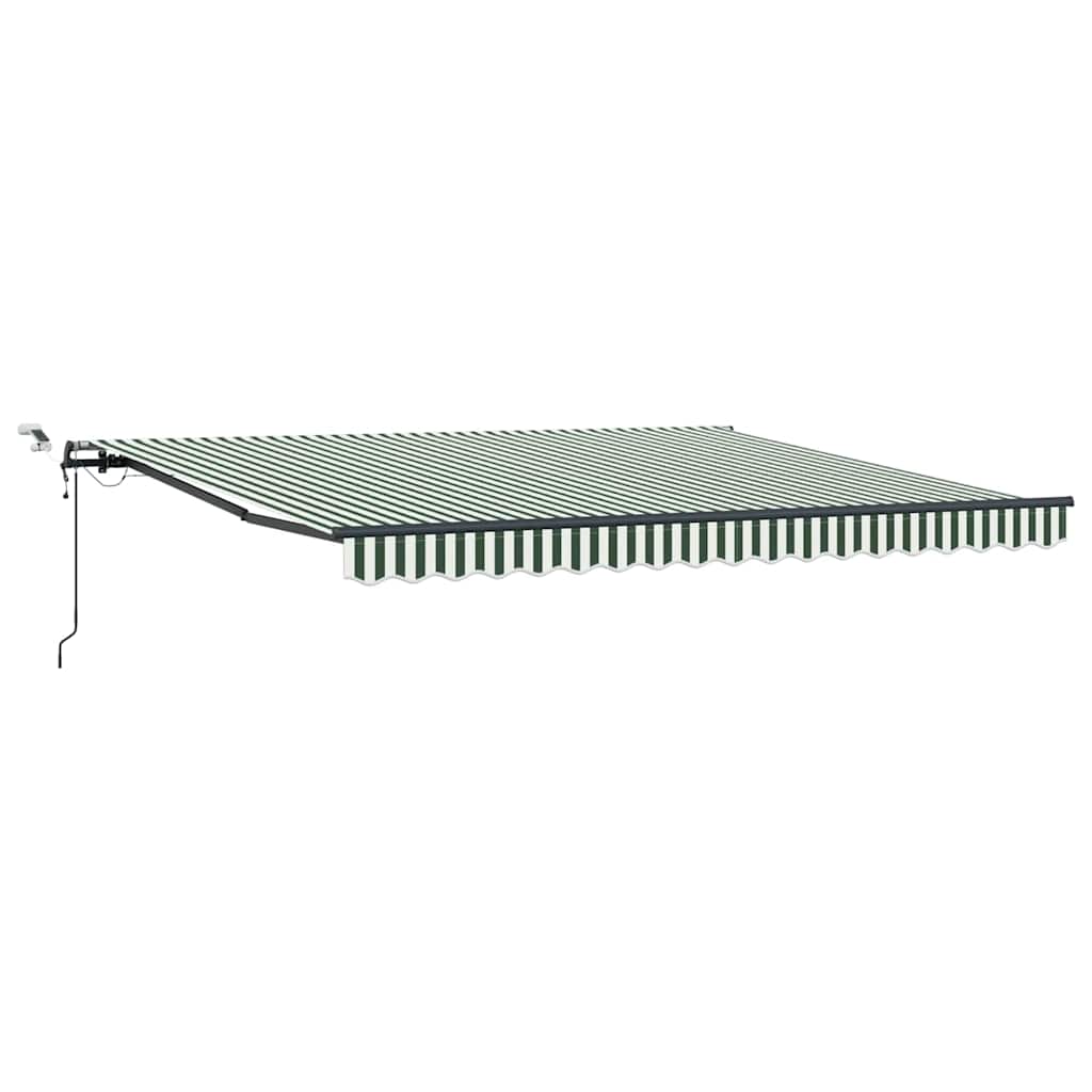 Tkanina za tende s Zelena i bijela 400 × 300 cm Poliester