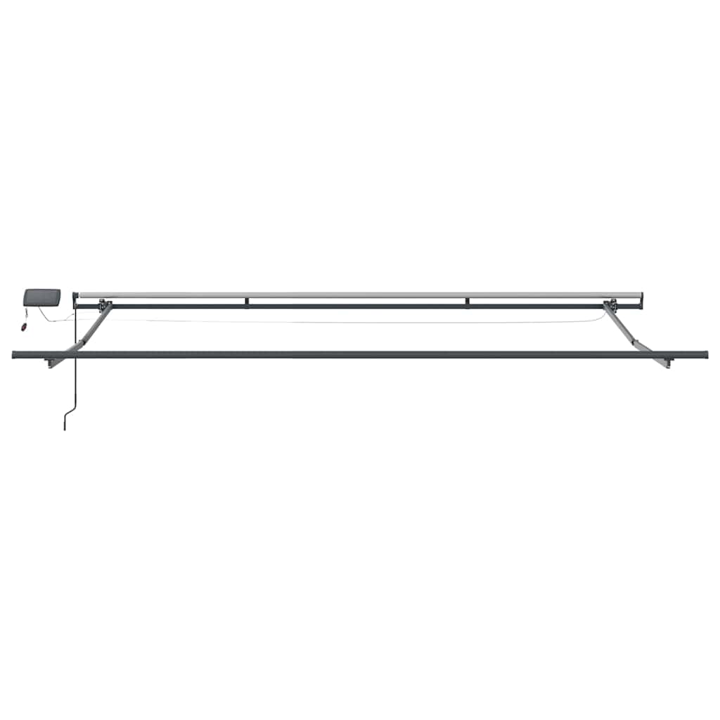 Skrovita tenda Crvena i bijela 400 ×350 cm tkanina