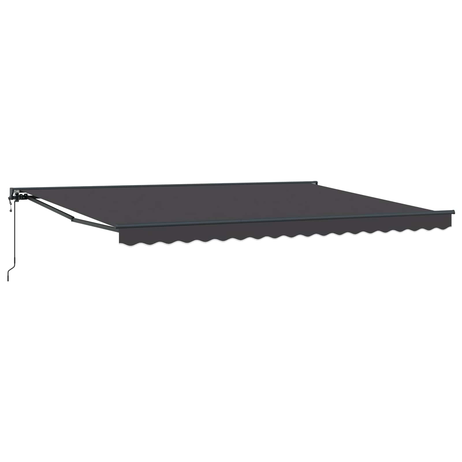 Okvir tende Antracit 450 × 300 cm Poliester s PU premazom