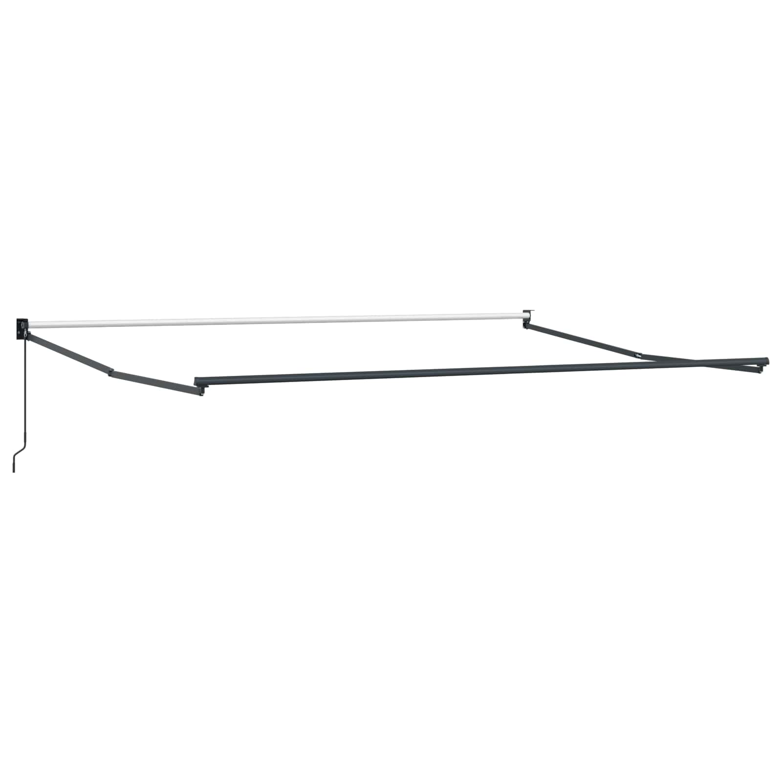 Povlačivi tende Narančasta i smeđa 450 x 300 x 165 cm