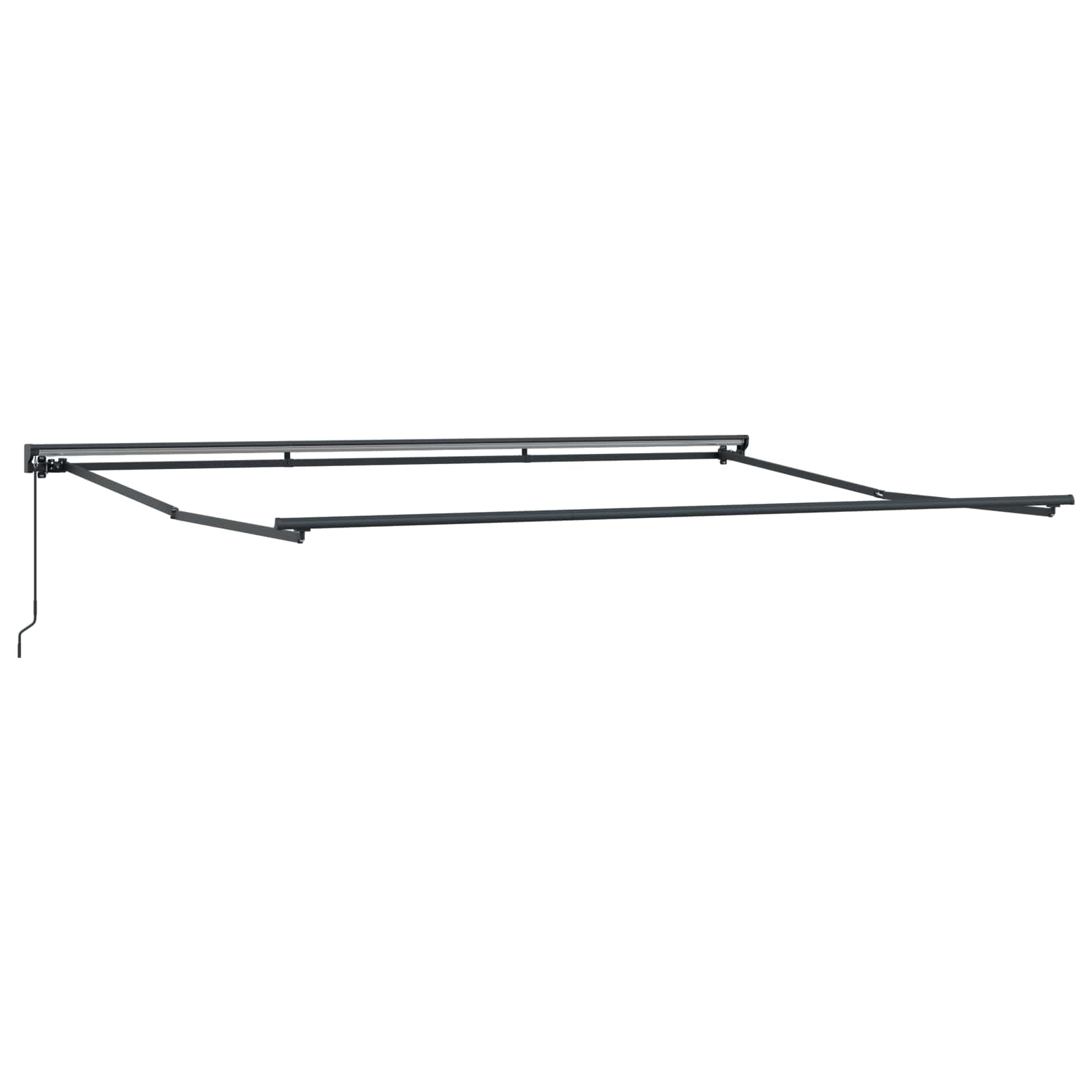 Okvir tende Žuta i Siva 450 × 300 cm Poliester s PU premazom