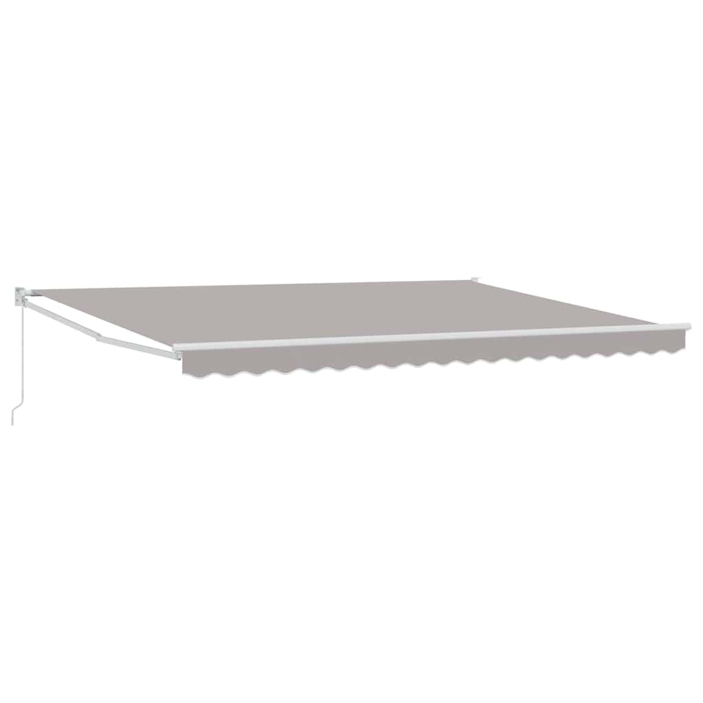 Nadstrešnica Svijetlo siva 450 x 300 x 165 cm Poliester i metal