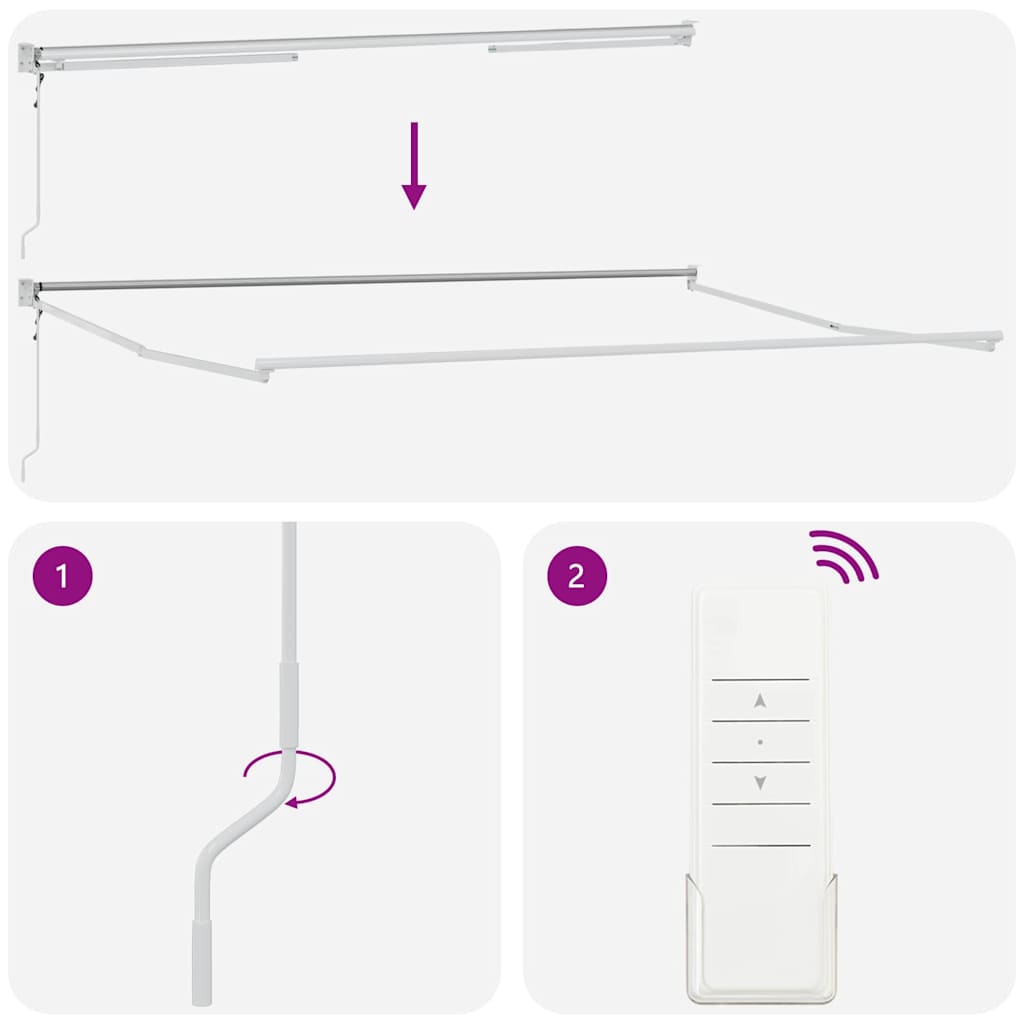 Nadstrešnica Zelena i bijela 450 x 300 x 165 cm