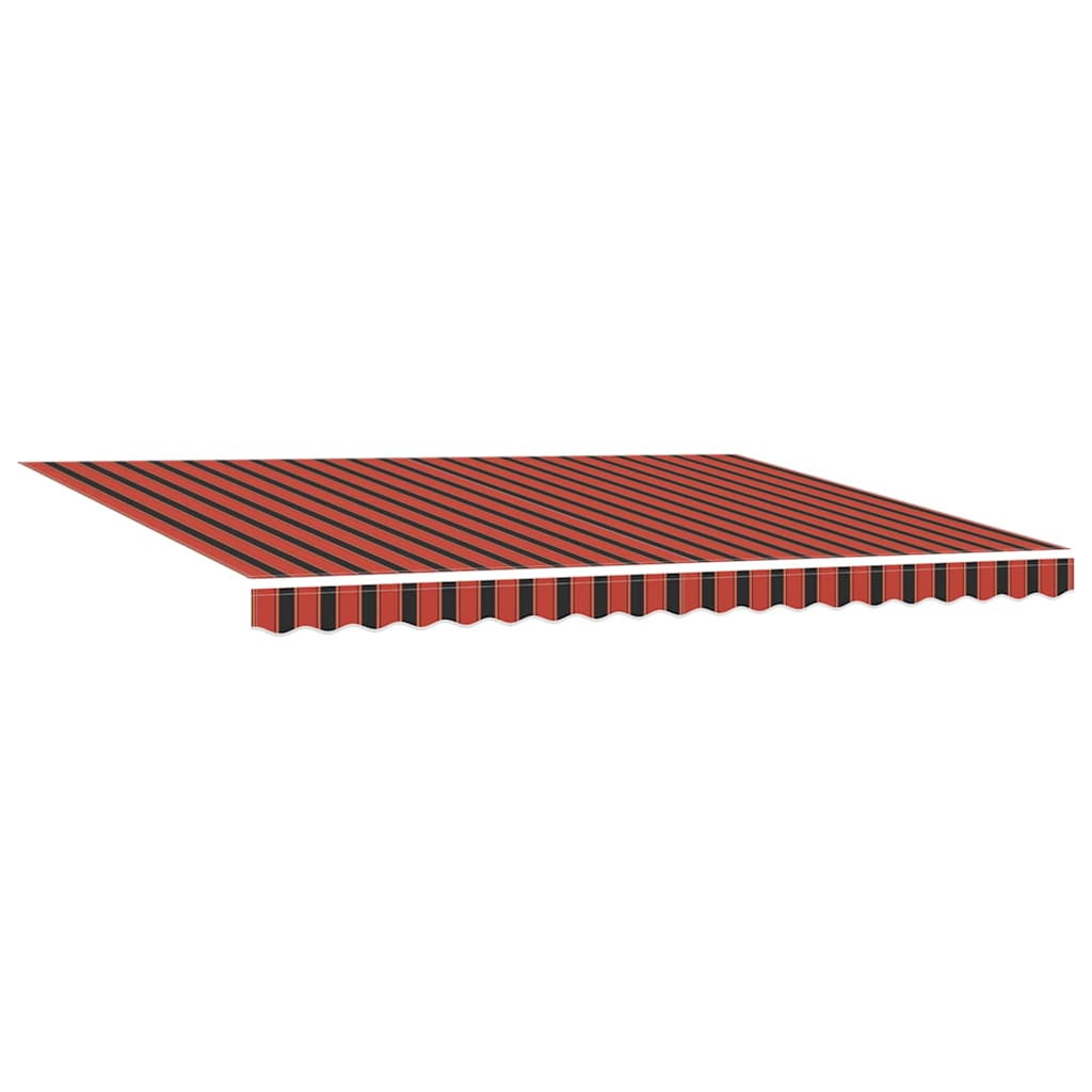 Nadstrešnica Narančasta i smeđa 450 x 350 x 165 cm Poliester