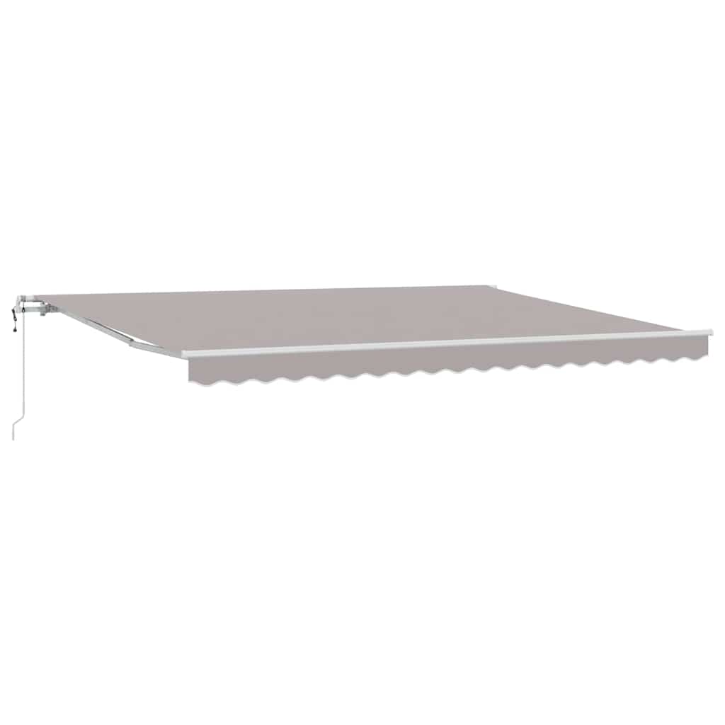 Električna retraktabilna tenda Svijetlo siva 450 × 350 cm