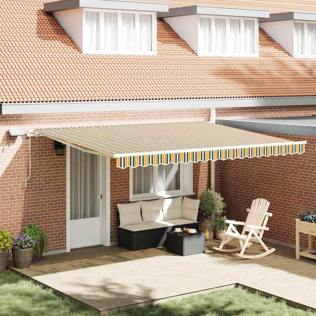 Skrovita tenda s 450 ×350 cm tkanina