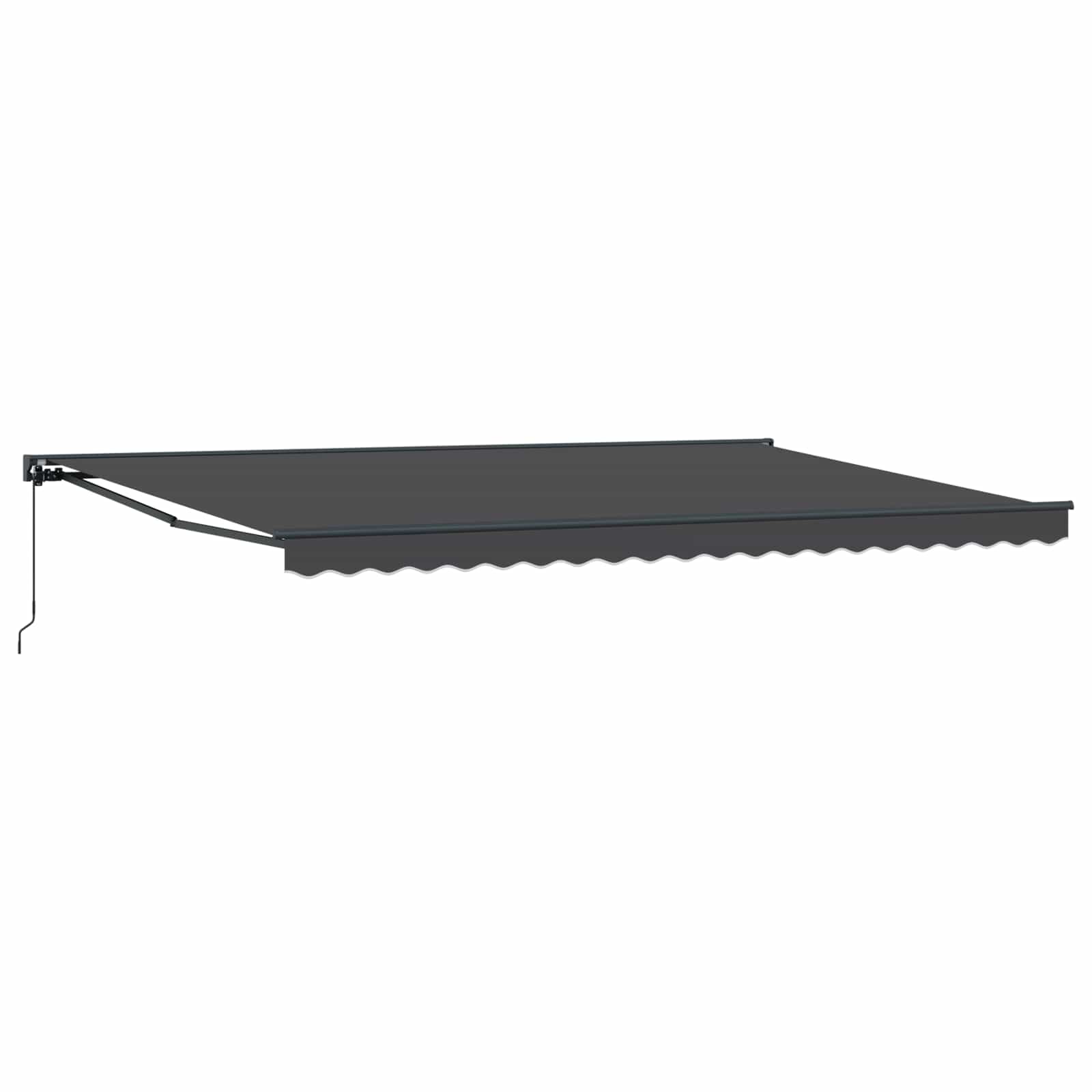 Okvir tende Antracit 500 × 300 cm Poliester s PU premazom
