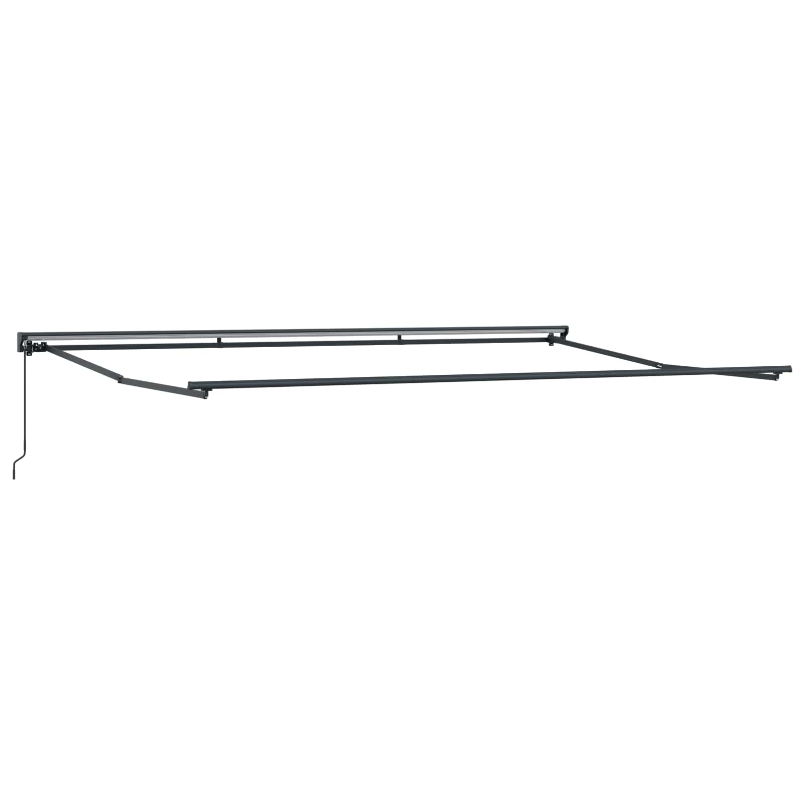 Okvir tende Tamno crvena 500 × 300 cm Poliester s PU premazom