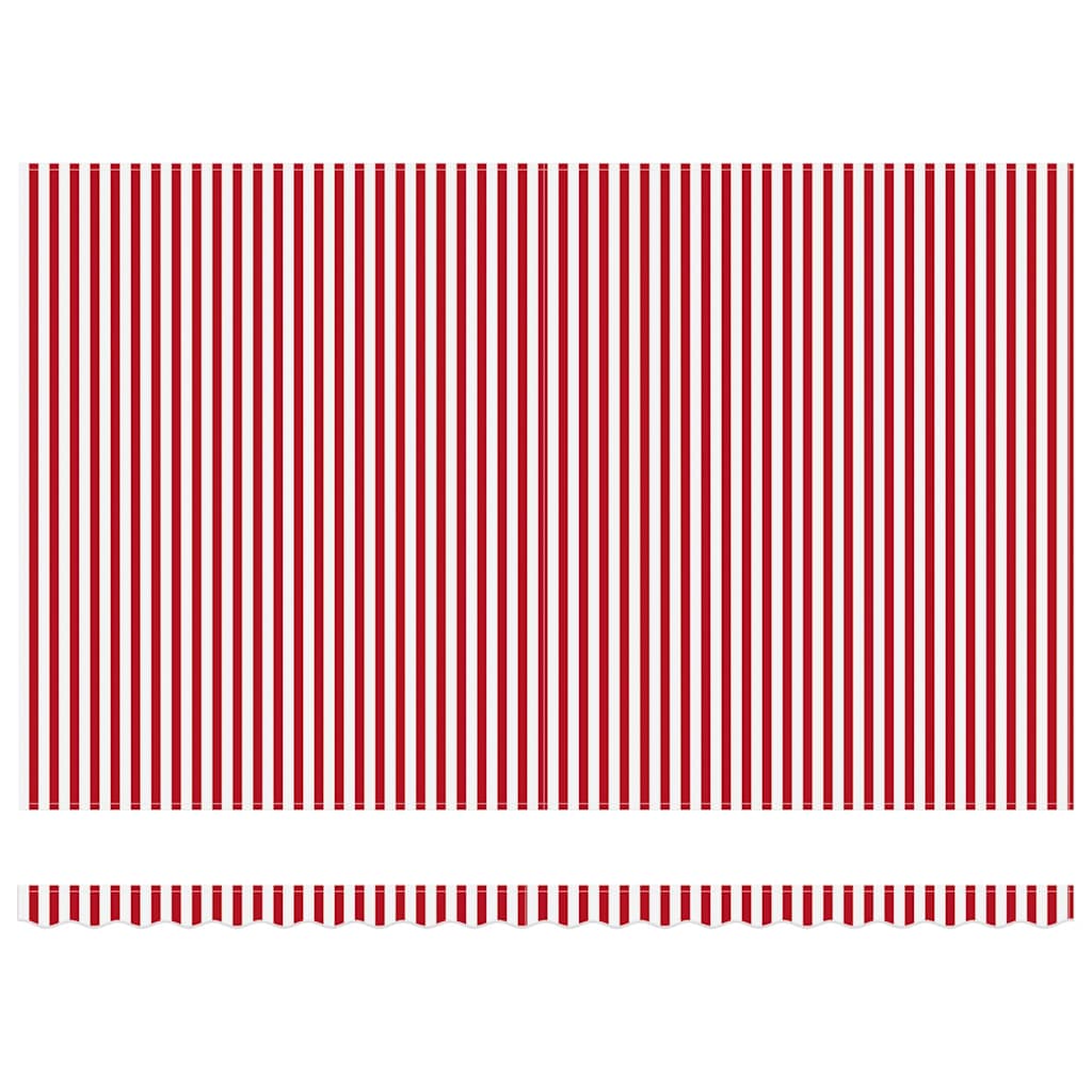 Nadstrešnica Crvena i bijela 500 x 300 x 165 cm