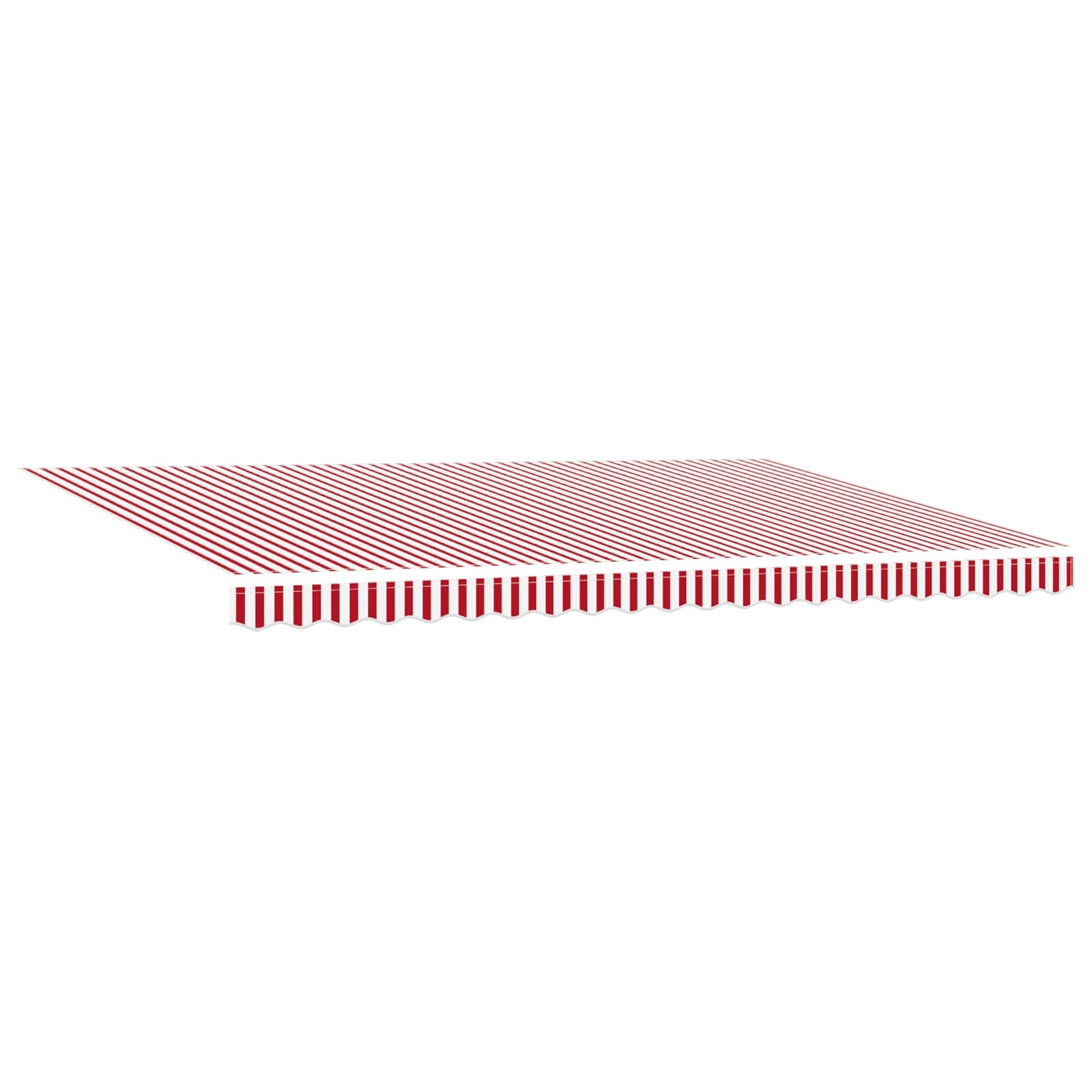 Tkanina za tende s Crvena i bijela 500 × 300 cm Poliester