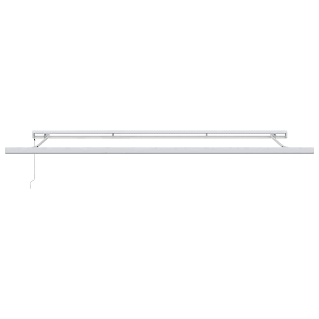 Skrovita tenda Šareni 500 × 300 cm Tkanina i Metal