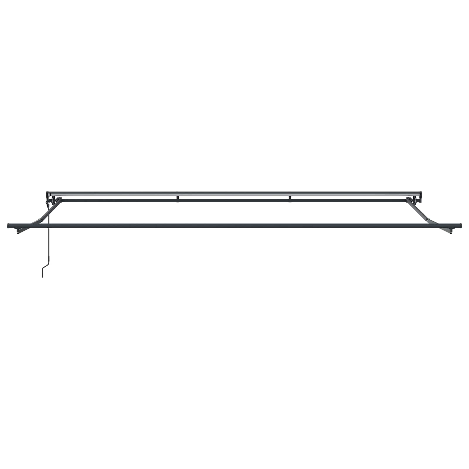 Okvir tende Bež 500 × 300 cm Poliester s PU premazom