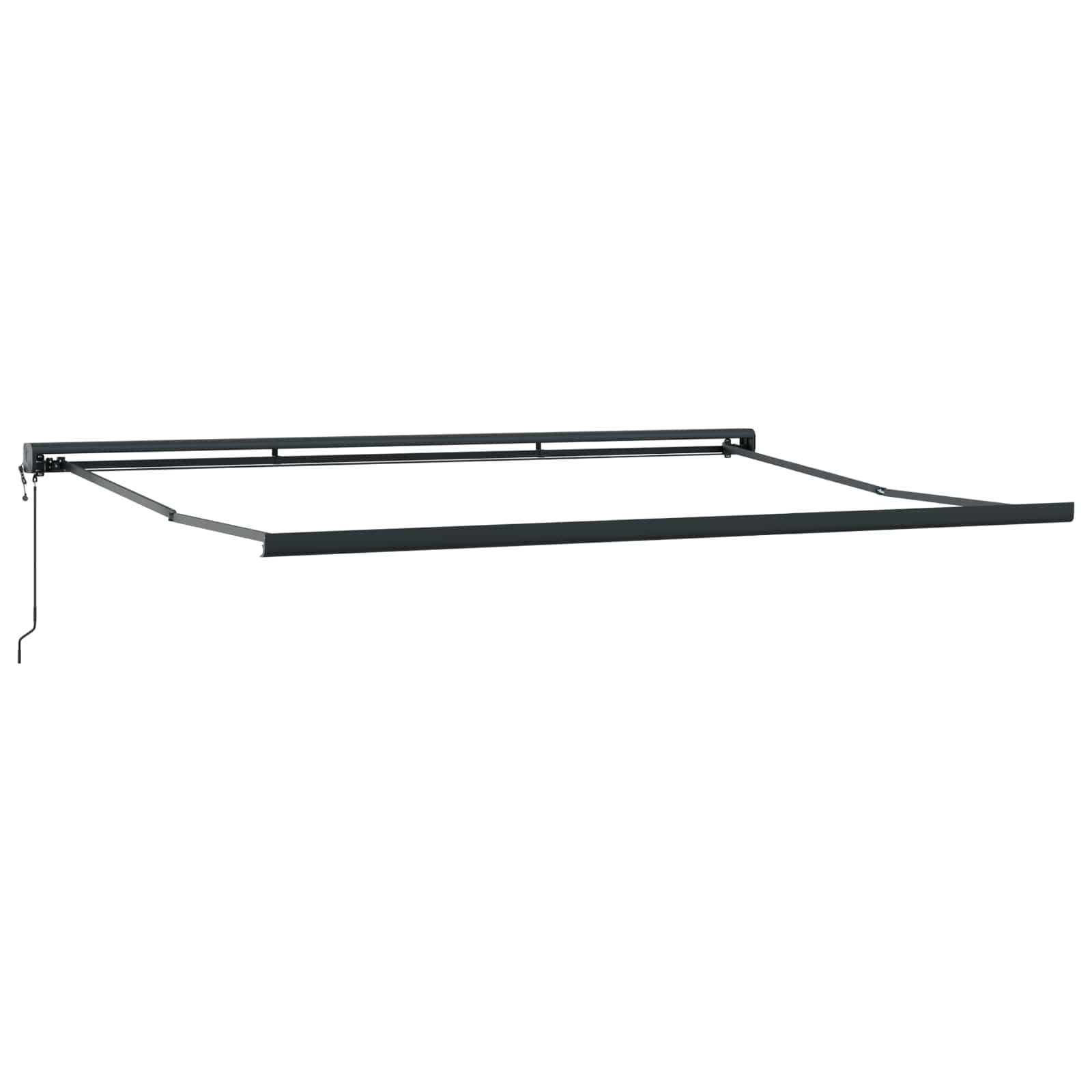Nadstrešnica Bijelo 500 x 300 x 165 cm Poliester i aluminij