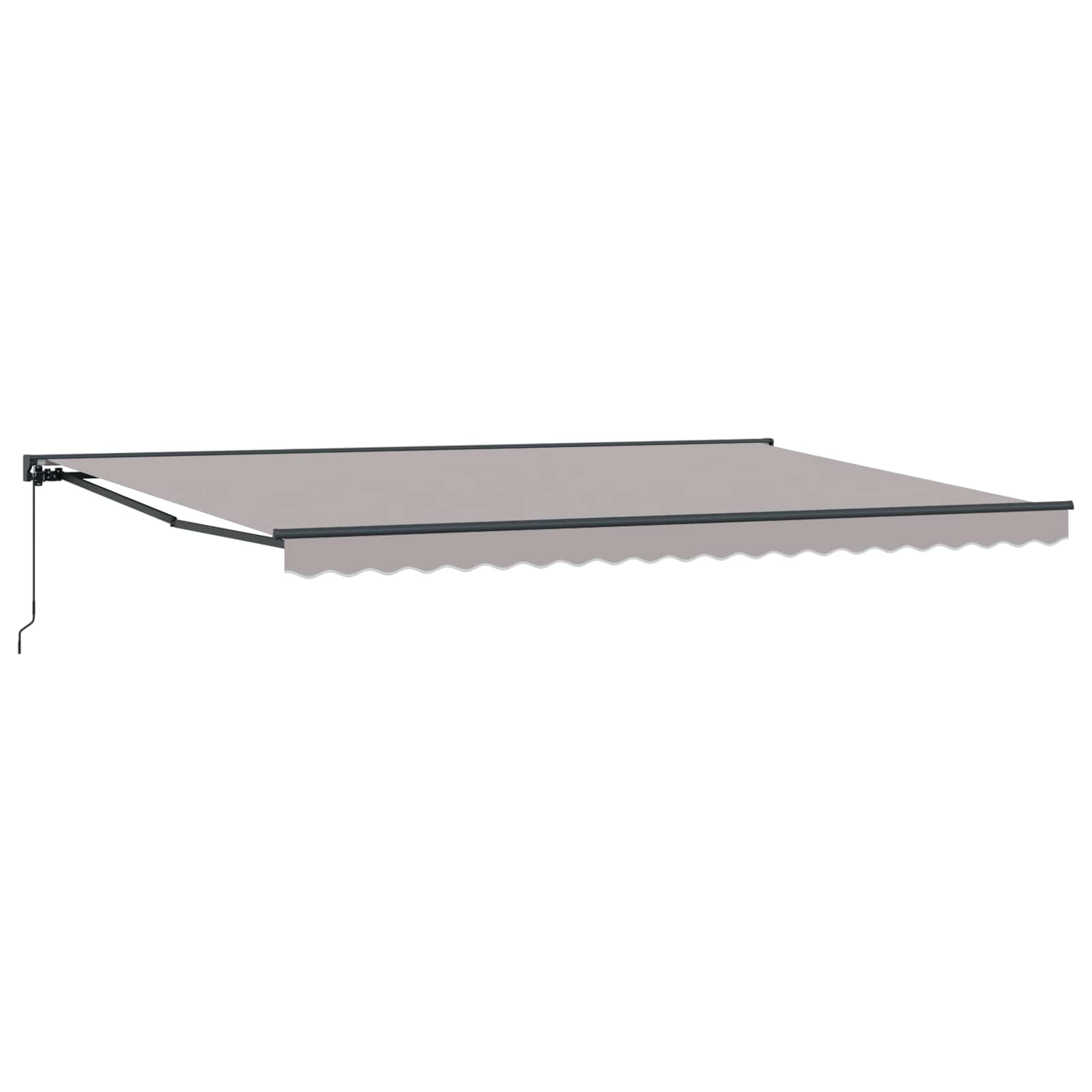 Okvir tende Svijetlo siva 500 × 300 cm Poliester s PU premazom